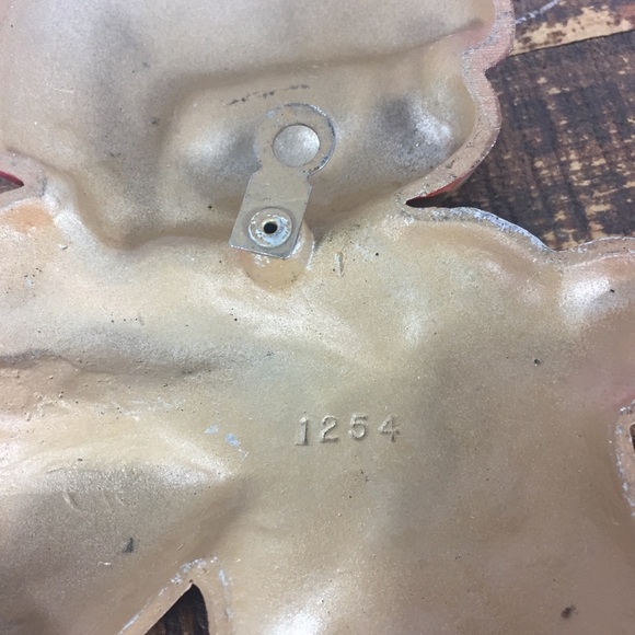 Homco Metal Football Player Wall plaque kids boys room vintage Decor - Picture 4 of 8